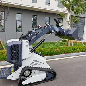 Un petit chargeur coulissant multifonctionnel monté sur chenilles adapté à la démolition intérieure sur les chantiers de construction - Product Image 4