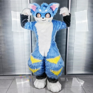 Disfraces <span class=keywords><strong>de</strong></span> Fursuit Profesionales Personalizables <span class=keywords><strong>de</strong></span> Súper Calidad, Traje <span class=keywords><strong>de</strong></span> Mascota <span class=keywords><strong>de</strong></span> Gato <span class=keywords><strong>de</strong></span> Peluche Digitigrado para Adultos, Traje <span class=keywords><strong>de</strong></span> Anime Peludo Estilo Japonés - Product Image 1