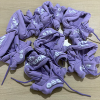 Housse de lightstick Kpop Arirang, modèle sweat à capuche violet, pour poupées en peluche de 20 cm, vêtements de poupée miniatures mignons, poupée en peluche douce, cadeau de soutien pour concert V JIn JK