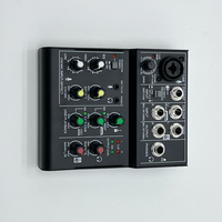 Prix usine professionnel mélangeur 4 canaux Sound L live carte son USB numérique mélangeur d'interface