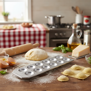 Boîte de 12 moules à raviolis ronds de 36 outils à pâtes impressionnants - Product Image 3