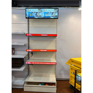 Unidad de Góndola Tego con Parte Trasera Perforada, Estantes de Supermercado con Letrero LED Superior y Etiqueta de Precio - Product Image 6