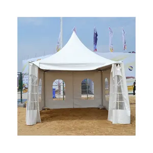Белые маленькие праздничные палатки выставочные мероприятия Пагода Палатка Свадебная вечеринка палатка 3x3