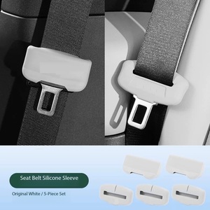 Pour BYD Equation Titanium 3, 5, 8, Titanium 7, Housses <span class=keywords><strong>de</strong></span> <span class=keywords><strong>protection</strong></span> <span class=keywords><strong>de</strong></span> <span class=keywords><strong>ceinture</strong></span> <span class=keywords><strong>de</strong></span> <span class=keywords><strong>sécurité</strong></span> <span class=keywords><strong>de</strong></span> voiture en silicone, amortissantes et silencieuses. - Product Image 2