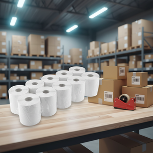 Etiquetas de Envío Térmicas Directas 4x6 2500 Unidades Blancas con Adhesivo Fuerte Perforadas 250 Etiquetas por Rollo 10 Rollos Listas para Impresora - Product Image 1