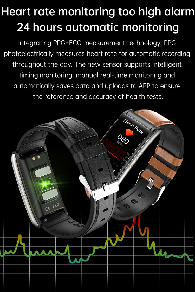 Health smart watch digital blood pressure display smart watch band heart rate monitor watch