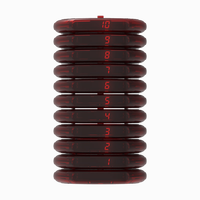 Système de téléavertisseur de table étanche et rechargeable avec téléavertisseur vibrant pour restaurants, hôtels, cafés et hôpitaux