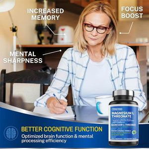 Proveedor Mejora la memoria cerebral Magnesio Calcio Suplementos de zinc Suplementos vitamínicos L Threonate Cápsulas de magnesio - Product Image 2