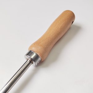 Couteau à sarcler à une main en acier inoxydable robuste personnalisé avec manche en bois - Product Image 3