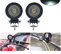 Mini 2 pouces 10W LED projecteur de travail blanc inondation 6500K voiture conduite brouillard lumière auxiliaire pour route 4x4 ATV Auto éclairage extérieur