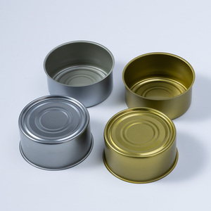Boîtes en <span class=keywords><strong>conserve</strong></span> <span class=keywords><strong>de</strong></span> 100g/200g pour sardines et <span class=keywords><strong>thon</strong></span>, avec opercule à anneau, forme ronde, surface laquée mate, imprimable par sérigraphie - Product Image 4