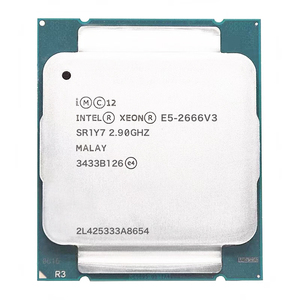 ซีพียูเซิร์ฟเวอร์ E5-2666V3 สำหรับโปรเซสเซอร์ Intel Xeon CPU 3.0GHz LGA 2011-3 TDP 105W 10 คอร์ ซีพียูสำหรับเซิร์ฟเวอร์ E5 2666V3 สำหรับ X79 และ X9 - Product Image 1