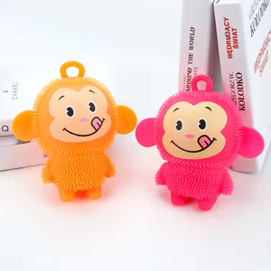 Juguete de Peluche de Mono con Luz LED y Logotipo Personalizado OEM, Regalo Promocional al por Mayor - Product Image 1