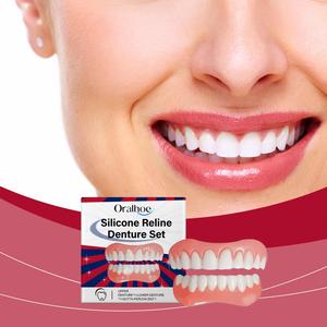 OCEAURA nuova calda per vari denti per migliorare l'estetica del sorriso comoda installazione comoda Set di protesi in Silicone - Product Image 5