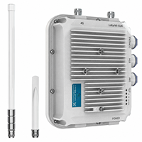 Passerelle LoRa solaire Net Join avec couverture 1KM, prise en charge de 200 nœuds, contrôleur central IP65, 1 emplacement pour carte SIM, Ethernet pour usage extérieur