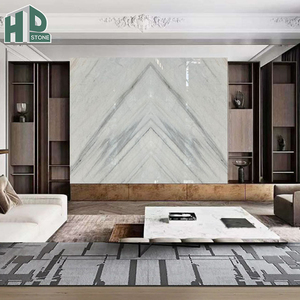 HDSTONE Vente en gros de marbre poli <span class=keywords><strong>pas</strong></span> <span class=keywords><strong>cher</strong></span>, marbre blanc naturel pour les murs du salon, les escaliers, la décoration intérieure, grandes dalles - Product Image 2
