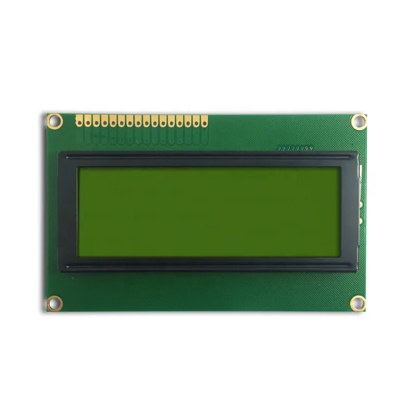 Modul LCD 20X4 STN Layar LCD Transkektif Positif Y-G Lampu Latar 2004 Karakter Monokrom