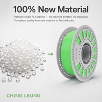Filament PLA sans déformation 1,75 mm 1 kg, vente en gros usine, haute précision pour imprimante 3D, zéro déformation, sans effet de chaîne, lisse et brillant, personnalisable