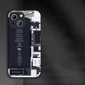 Coque de téléphone en <span class=keywords><strong>verre</strong></span> <span class=keywords><strong>trempé</strong></span> à <span class=keywords><strong>motif</strong></span> de circuit imprimé pour iPhone 15 14 13 12 11 XS Max - Product Image 4