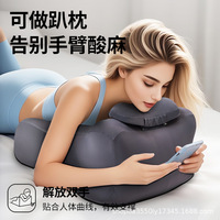 TIGERGOODS Oreiller de chevet en mousse à mémoire de forme en forme de cale, multifonctionnel, pour la grossesse et les couples