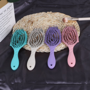 Phong cách nhà Tạo Kiểu Tóc Lược mới cao cấp Curl xác định bàn chải với nhựa thoải mái xử lý cho mái tóc xoăn - Product Image 1