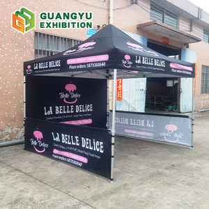 Tente <span class=keywords><strong>Barnum</strong></span> 3x3 à structure en aluminium, pliable, type Gazebo d'église, stand de marché, auvent, carpa pour événements et carpa pour le commerce, en acier - Product Image 4