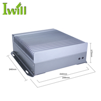 Ordinateur industriel sans ventilateur Iwill VPro IBOX708C PC industriel I5 Gen3 avec 3LAN 6COM Prise en charge RS422/RS485