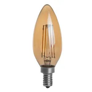 Chiaro a bassa tensione DC 3V 12V Led filamento Edison lampadina C35 energia dimmerabile lampada con 3.5W 4W 6W 8W