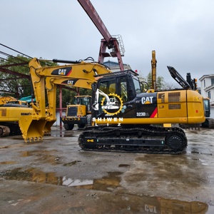 Excavatrice d'occasion CAT323 323D 323D2L, meilleure vente, prix abordable, faible nombre d'heures de travail, couleur jaune - Product Image 4
