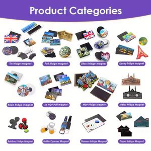 Wholesale London Promotional Customized Souvenirs Sublimation Blank Aluminum Foil <b>Fridge</b> Magnets - Product Image 4