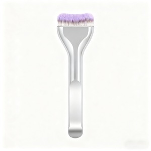 <span class=keywords><strong>Pinceau</strong></span> de maquillage individuel végétalien de qualité supérieure, OEM, logo personnalisé, <span class=keywords><strong>pinceau</strong></span> unique pour fond de teint et anticernes - Product Image 3