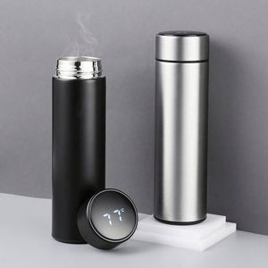 Thermos isotherme en acier inoxydable de 500 ml avec affichage numérique de la température LED, bouteille d'eau intelligente - Product Image 2