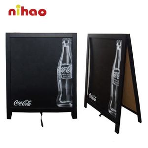 <span class=keywords><strong>Pizarra</strong></span> Inteligente Personalizada NIHAO con Soporte de Madera, <span class=keywords><strong>Pizarra</strong></span> de Tiza para Interiores y Exteriores, Promoción de Bares - Product Image 2