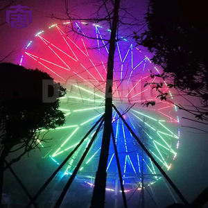 ไฟ LED RGB แบบจุด รุ่น Lot 16 AC24 E14 ขนาด 60 มม. สำหรับล้อหมุน 6 พิกเซล/36 หลอด LED โปรแกรมสำเร็จรูปอัตโนมัติ IP65 สำหรับสวนสนุก - Product Image 3