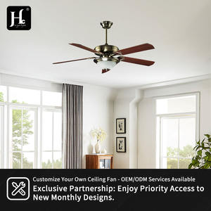 Ventilateur de plafond LED moderne à cinq pales de 42 pouces avec finition bronze, moteur CC, télécommande, corps en fer, cristal pour la maison ou l'hôtel - Product Image 6