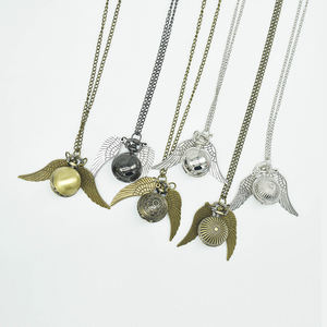 Collier Accessoires En Gros Golden Magic Ball Quartz <span class=keywords><strong>Horloge</strong></span> De Poche Montre Avec Chaîne Cadeau Pour Garçons Filles - Product Image 6