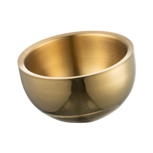 Double Wall Stainless Steel <b>Sauce</b> Bowl Small Condiment Dish For Home Use Solid Color - Product Image 1