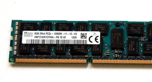 HMT31GR7CFR4A-PB 8GB (1x8GB) 1600MHz PC3-12800R ECC Registered Dual Rank X4 Speichermodul für Server - Product Image 3