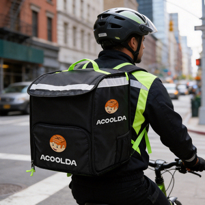 Mochila Térmica para Repartidores, Bolsa de Reparto para Motocicleta, Muestra ODM Disponible, Bolsa Refrigerante para Alimentos Resistente al Agua y Duradera, Acoolda - Product Image 3