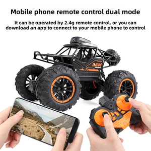 Voiture télécommandée tout-terrain 2,<span class=keywords><strong>4</strong></span> GHz 1/18 en alliage métallique avec contrôle mobile par application et caméra FPV HD 720P en temps réel - Product Image 3