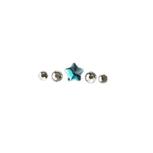 NEWLLEXX Lot de 5 pièces/boîte de pierres dentaires mélangées, étoiles de 4 mm, cristaux de 2 mm/2,5 mm, kit de décoration dentaire, strass pour usage DIY - Product Image 5