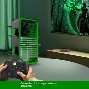 ชั้นวางแผ่นเกมสำหรับ Switch <span class=keywords><strong>PS5</strong></span> PS4 ที่เก็บแผ่นเกมหลายแพลตฟอร์ม ที่วางจัดระเบียบแผ่นเกม - Product Image 6
