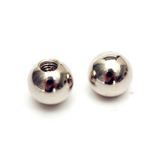 Fabricante de China de la venta al por mayor 24mm 25mm 26mm perforado bola de acero al carbono con m8 orificio roscado - Product Image 1