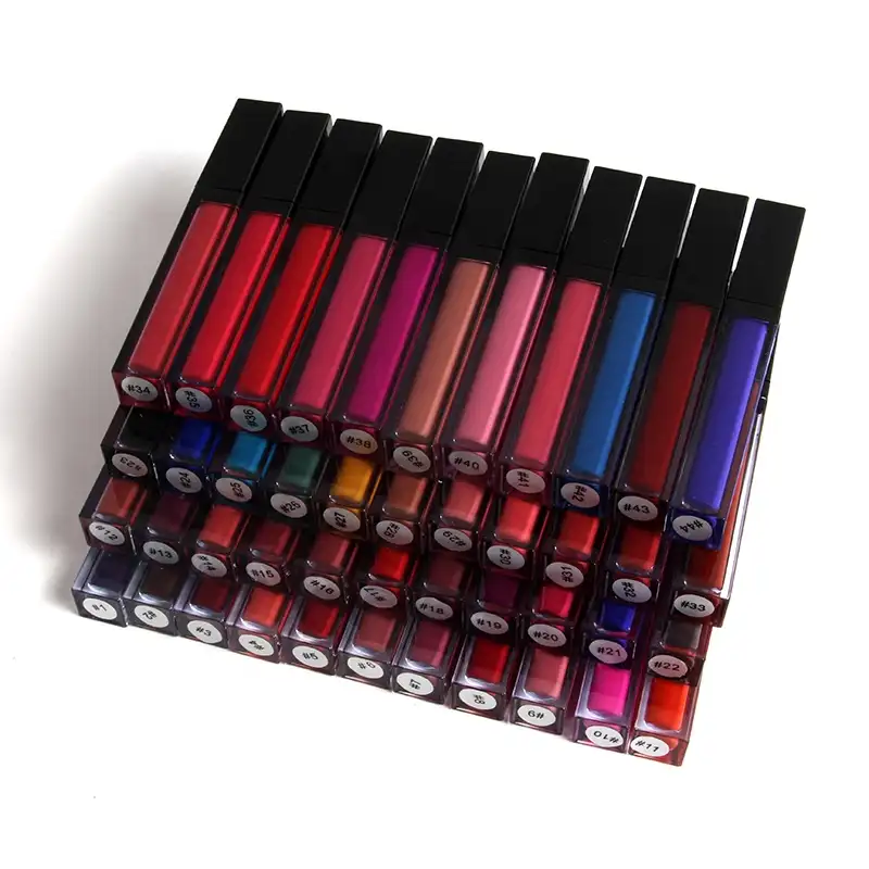 44 Color Matte Lipgloss Make your own logo wholesale liquid lipstick