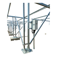 Support de montage durable pour onduleurs photovoltaïques pour systèmes solaires – Fixation murale/sol facile, compatible avec plusieurs tailles d'onduleurs