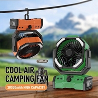 Ventilateur de table intelligent OEM WLS-1535 avec écran LCD, ventilateur portable mini turbo rechargeable pour les vendeurs e-commerce