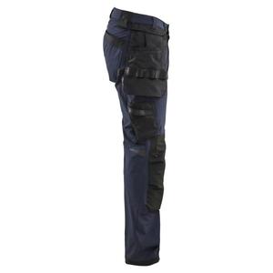 BLAKLADER - 172016458699D92 Pantalones Craftsman 4-Way Stretch Dark Navy/Black-PANTALONES DE TRABAJO EAN 7330509902141 - Product Image 4