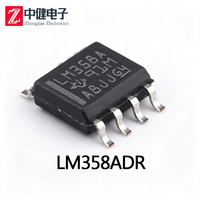 Amplificateur opérationnel double canal ZJ LM358ADR LM358, circuit intégré tampon, largeur de bande de gain 700 kHz, tension d'alimentation 3V-30V, boîtier SOP8 SMT
