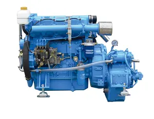 समुद्री डीजल इंजन TDME-4105 4 सिलेंडर 80HP शक्ति के साथ नाव गियरबॉक्स MA142