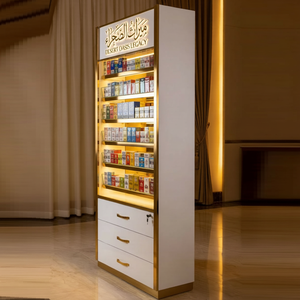 Étagères de présentation de cigarettes de luxe haut de gamme pour différentes tailles de paquets de cigarettes avec éclairage LED pour <span class=keywords><strong>magasin</strong></span> de tabac - Product Image 3